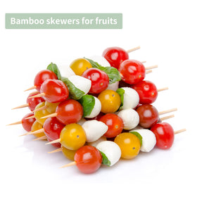 AMEILOZ food-grade natural bamboo skewers for safe, tasty appetizers