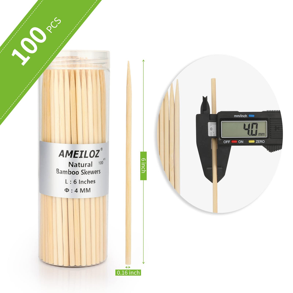 AMEILOZ sealed-can packaging keeps skewers organized and fresh