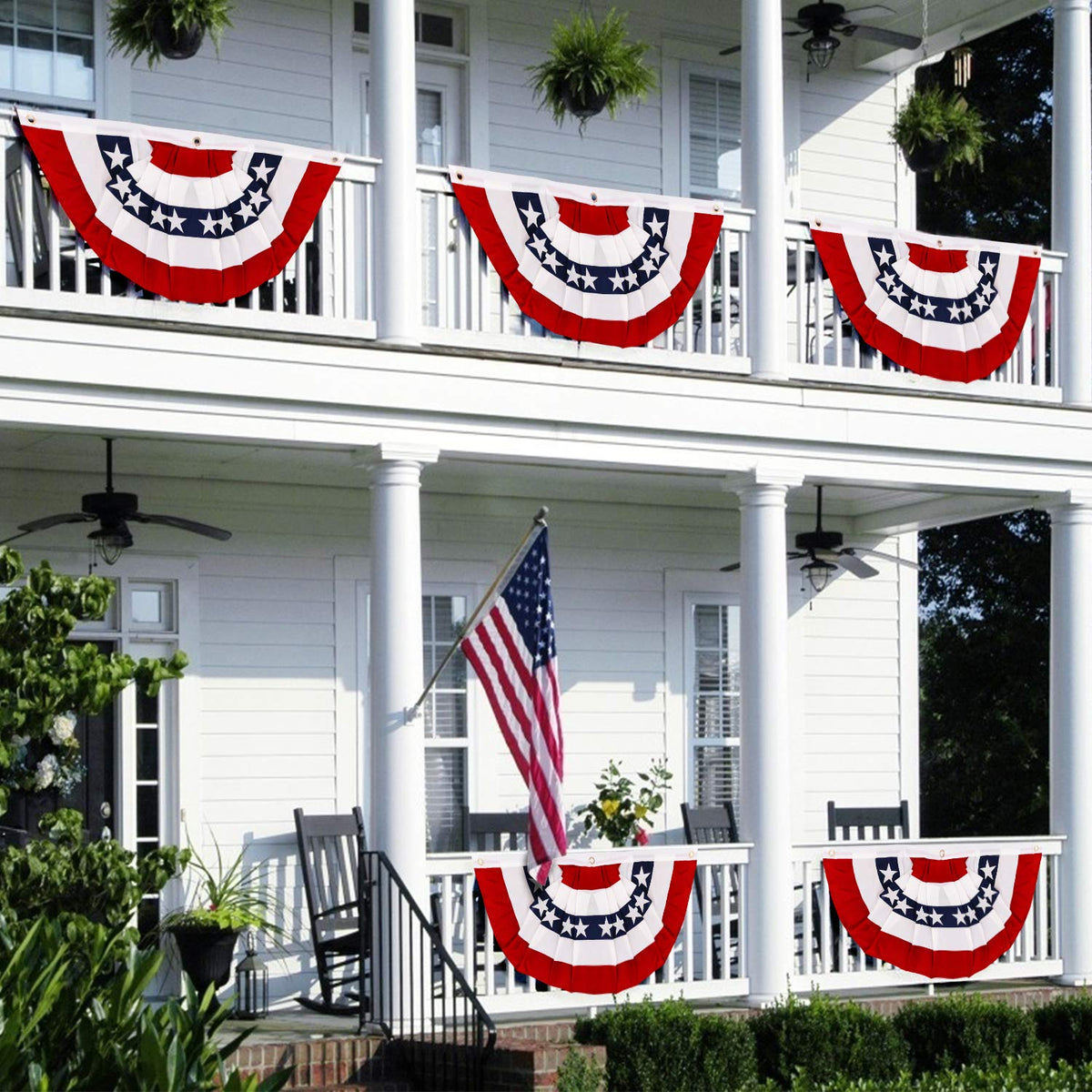 AMENON flag with brass grommets for quick outdoor hanging