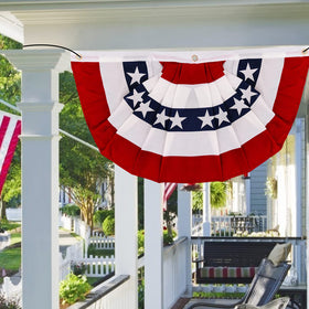 AMENON vivid red white blue flag colors for patriotic display
