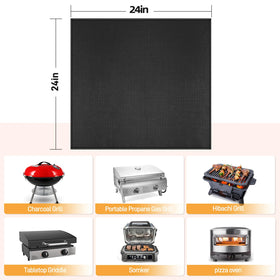 Amerbro grill mat under instant pot protects surfaces and simplifies cleanup