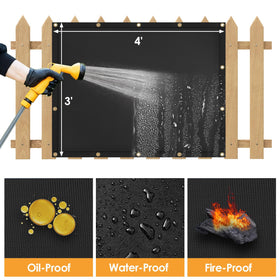 Amerbro easy-clean surface resists oil and cleans with a quick rinse