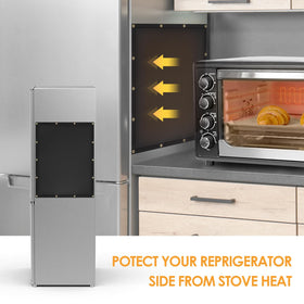 Amerbro versatile uses heat shield doubles as grill mat or fridge protector