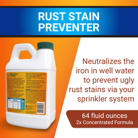 Rid O' Rust label close-up highlighting rust-prevention features.