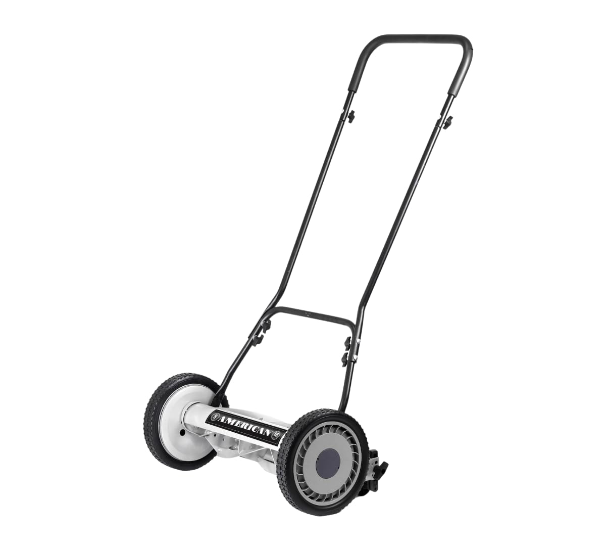 American Lawn Mower Company 1815-18 cutting height adjustment for precise lawn edges