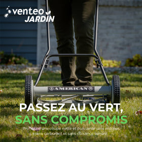 American Lawn Mower Company 1815-18 no fumes design promotes a clean yard