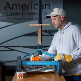 American Lawn Mower SK-2 compatibility chart shows reel mower brands supported.