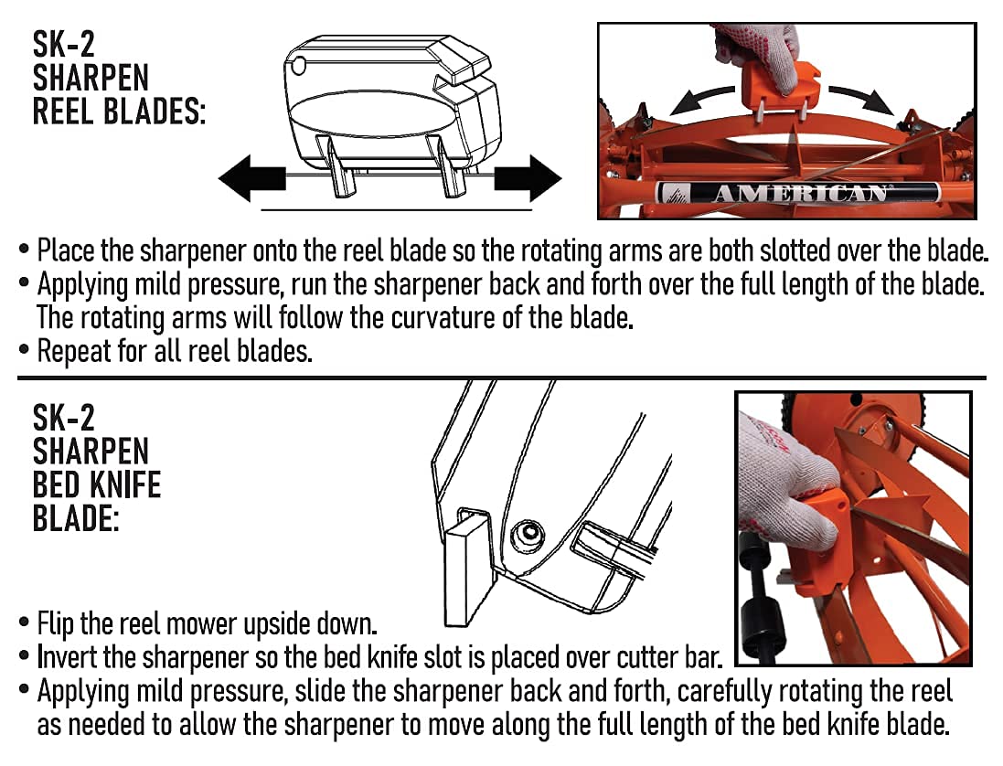 American Lawn Mower SK-2 reel mower tooling for smooth assembly.