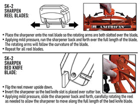 American Lawn Mower SK-2 reel mower tooling for smooth assembly.