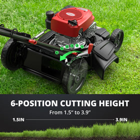 AMERISUN height adjustment lever showing six-position settings