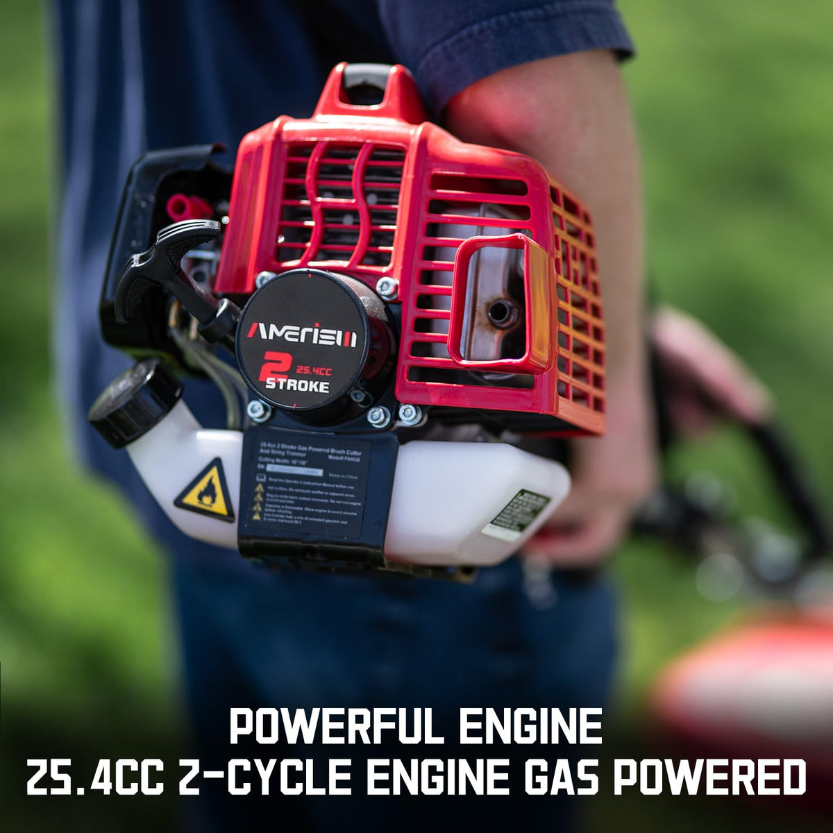 AMERISUN fuel mix of 50:1 supports efficient, cleaner operation.