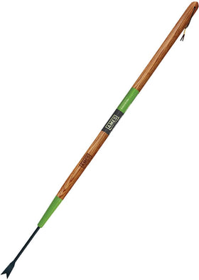 AMES forged dandelion weeder blade, precise root cutting for lawns.