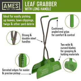 AMES Easy assembly makes setup quick for immediate yard work.