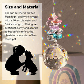 AMETHUARTZ colorful diamond crystals at the top illuminate vibrant rainbow rays
