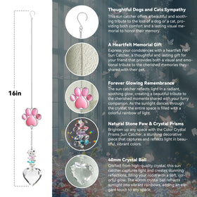 AMETHUARTZ pink-toned suncatcher enhances a peaceful bedroom sanctuary.