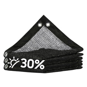 Amgo shade cloth 8x12 ft blocks 30% sun for greenhouse cooling and air circulation