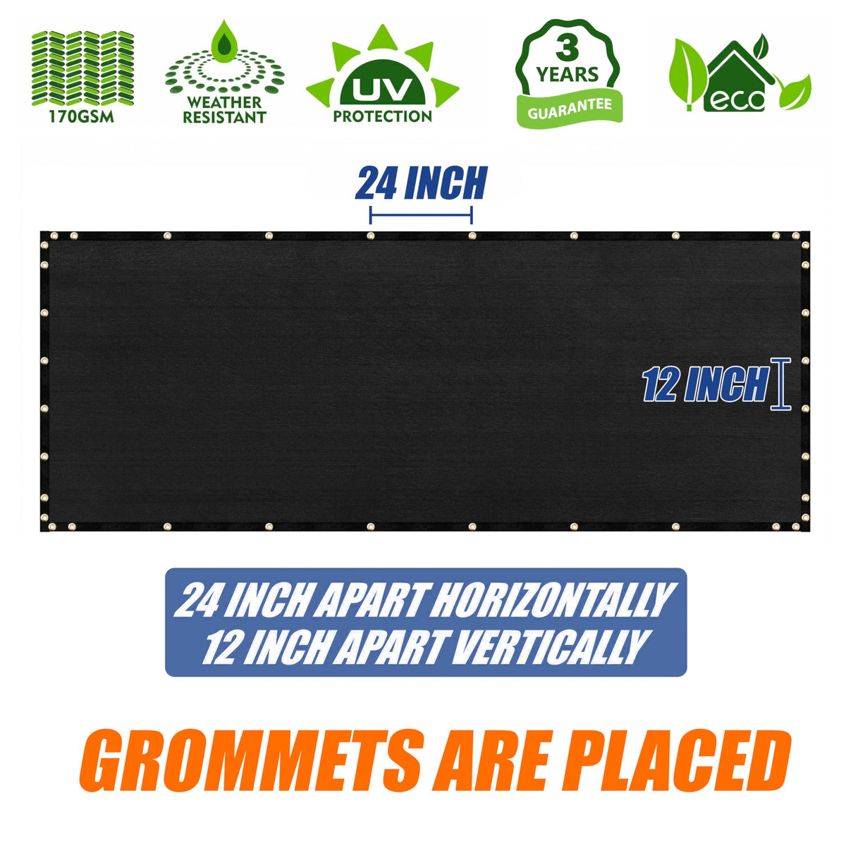Amgo wind-break fabric protects plants and blooms from harsh sun while improving garden airflow.