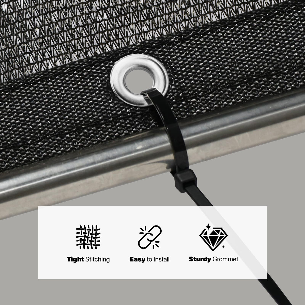 Amgo garden shade cover supports plant health by reducing direct sun exposure