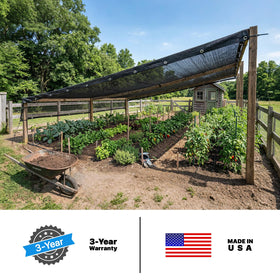 Amgo greenhouse shade cloth promotes more even temperature and air movement around plants