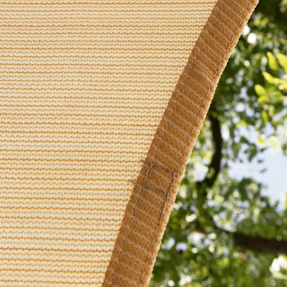 Amgo shade sail 8x10 beige custom sizes available for unique spaces.