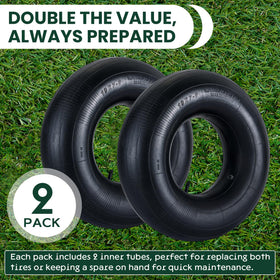 AMGSH 20x9-50-8 inner tube in use on a garden cart