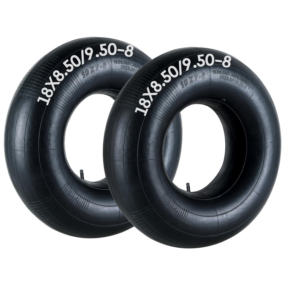AMGSH two-pack inner tubes ready for 18x8-50-8 tire replacement
