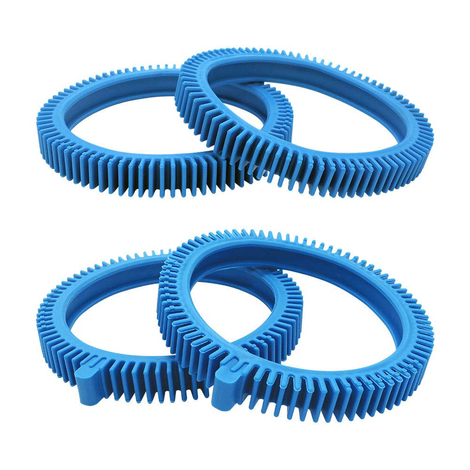 AMI PARTS blue front tires kit with super hump for pool cleaners