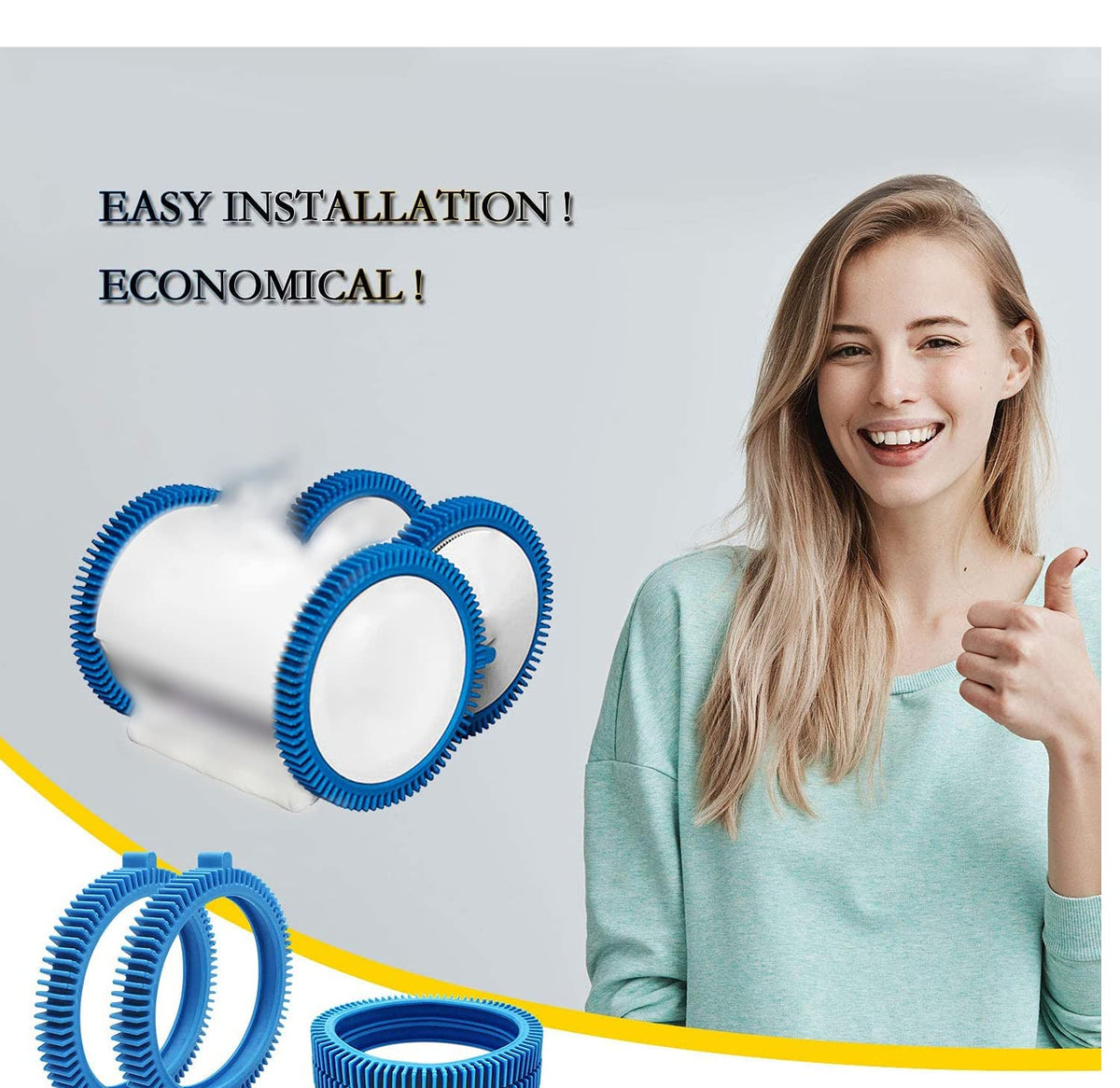 AMI PARTS replacement tires packaging for 2-pack convenience