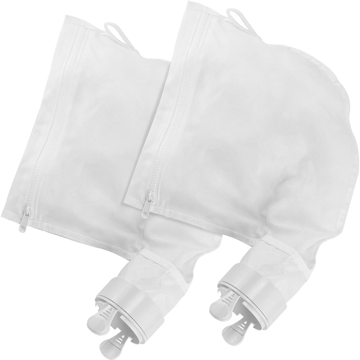 AMI PARTS zippered pool cleaner bag closeup, showcasing durable stitching for secure debris collection.