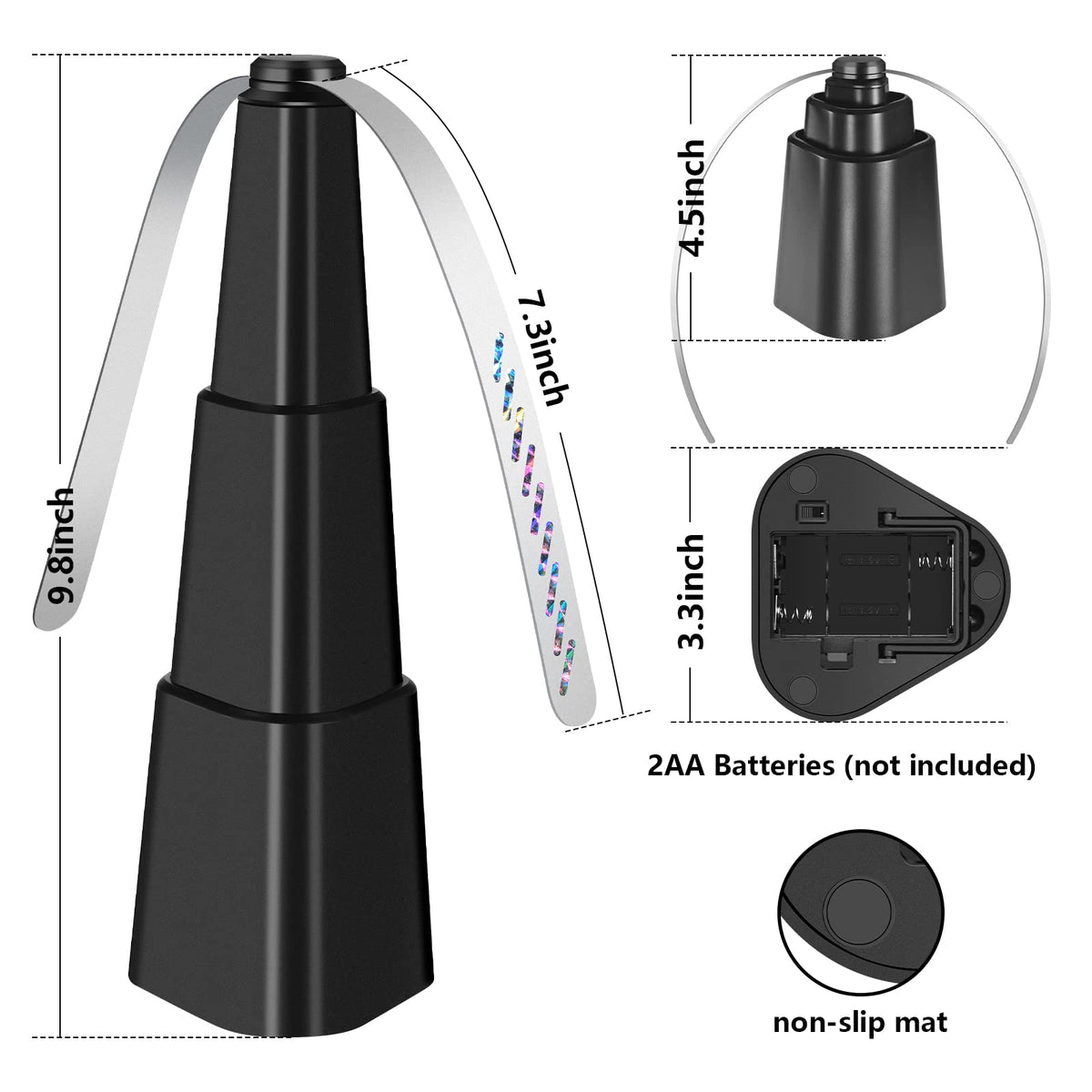 AMIAEDU Fly Fan compact, portable and quiet.