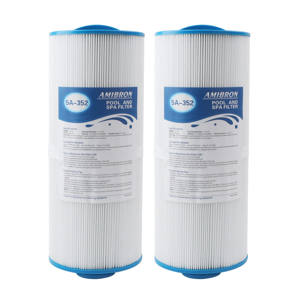 AmiBron 5CH-352 spa filter pack for dependable replacement and cleaner spa water.