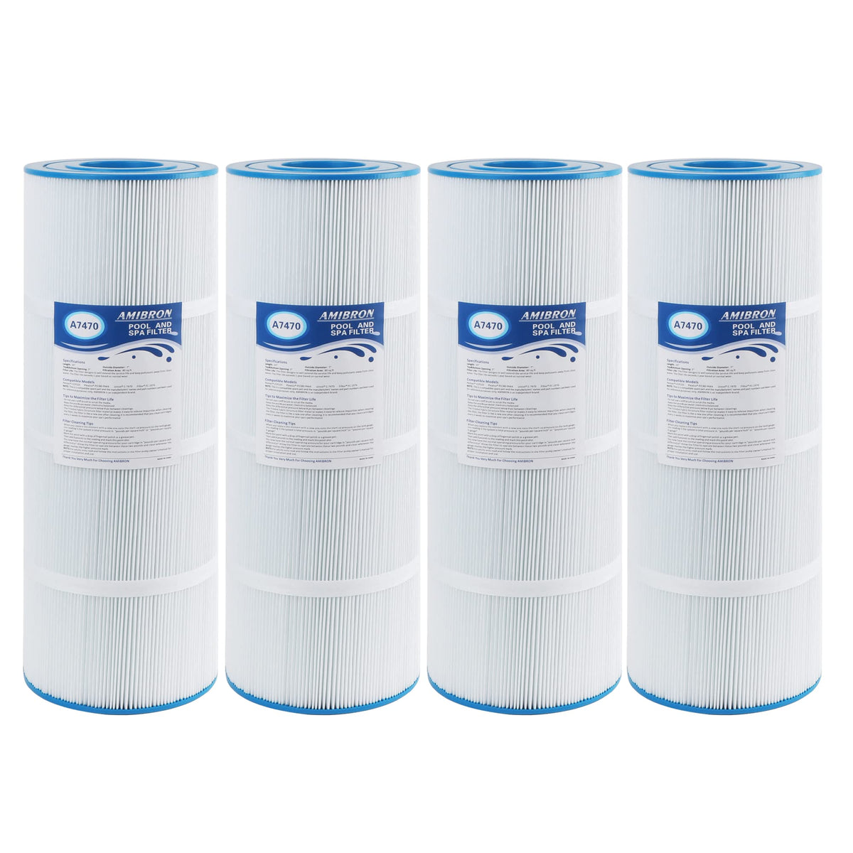 AmiBron C-7470 filter assembly for 20-inch pool systems, compatible with major brands.