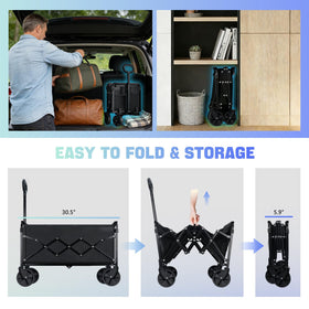 Amkurozo wagon side pockets holding cups and snacks