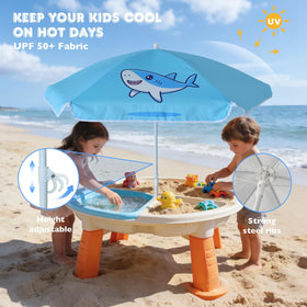 UV-coated canopy with UPF 50+ blocks harsh sun rays for kids