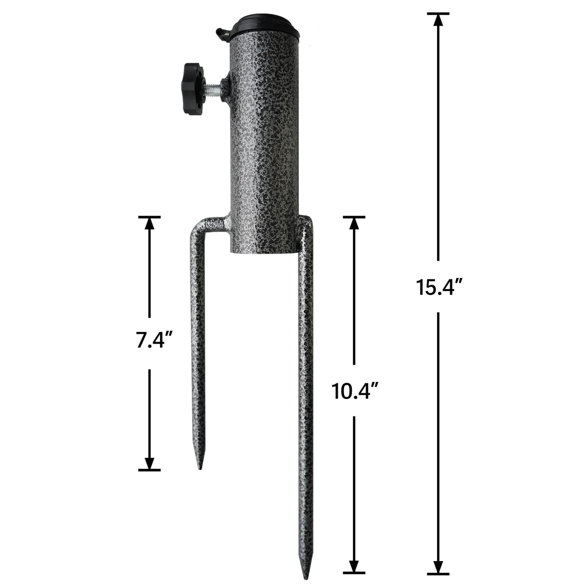 AMMSUN adjustable grass umbrella holder keeps outdoor setup steady