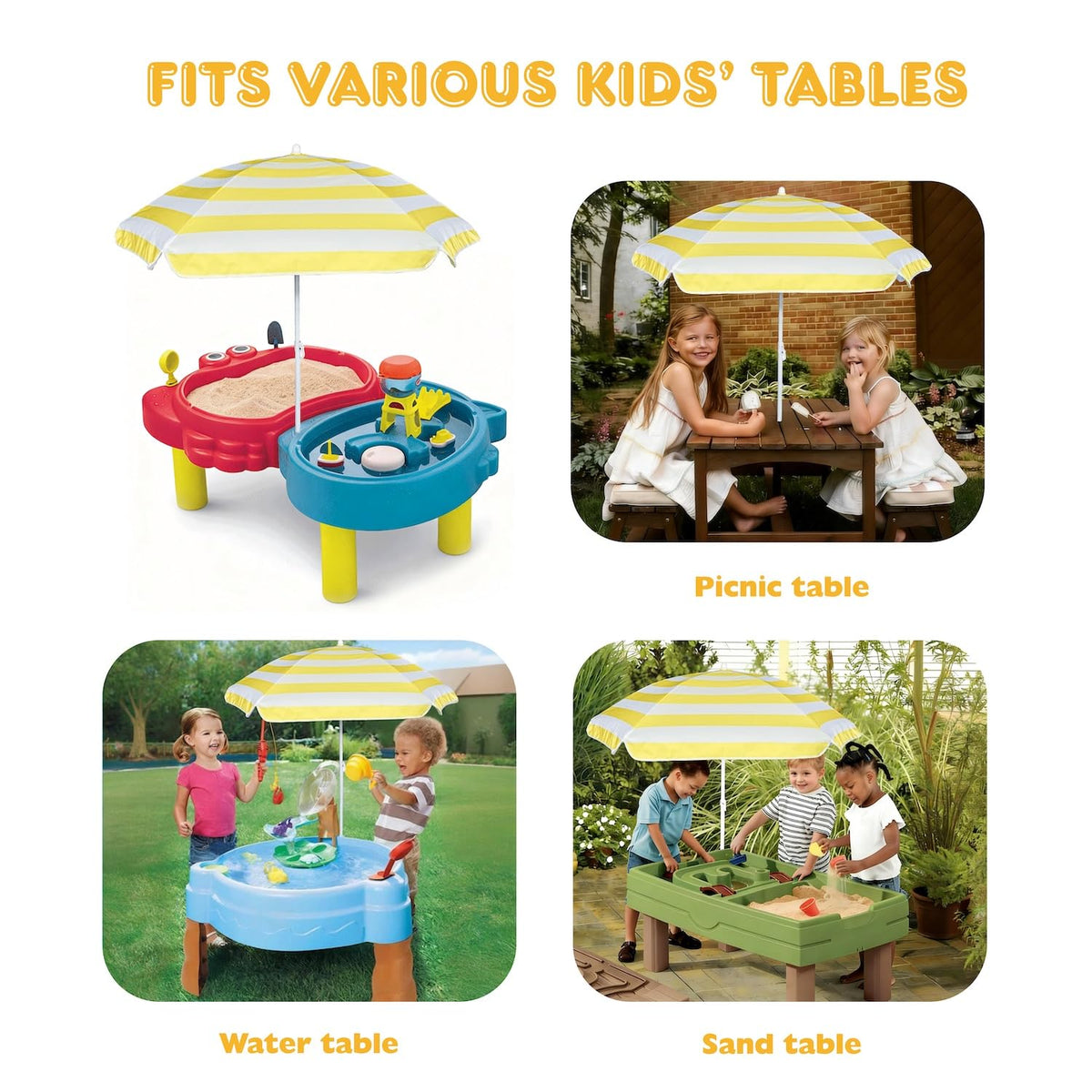 AMMSUN ideal for beach, garden, or outdoor play areas.