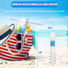 AMMSUN ABS construction resists rust and sand for long-lasting use