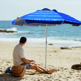 AMMSUN umbrella interior silver coating provides UPF50+ sun protection.