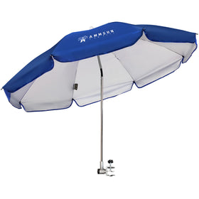 AMMSUN chair umbrella blue-base provides portable shade on outdoor chairs