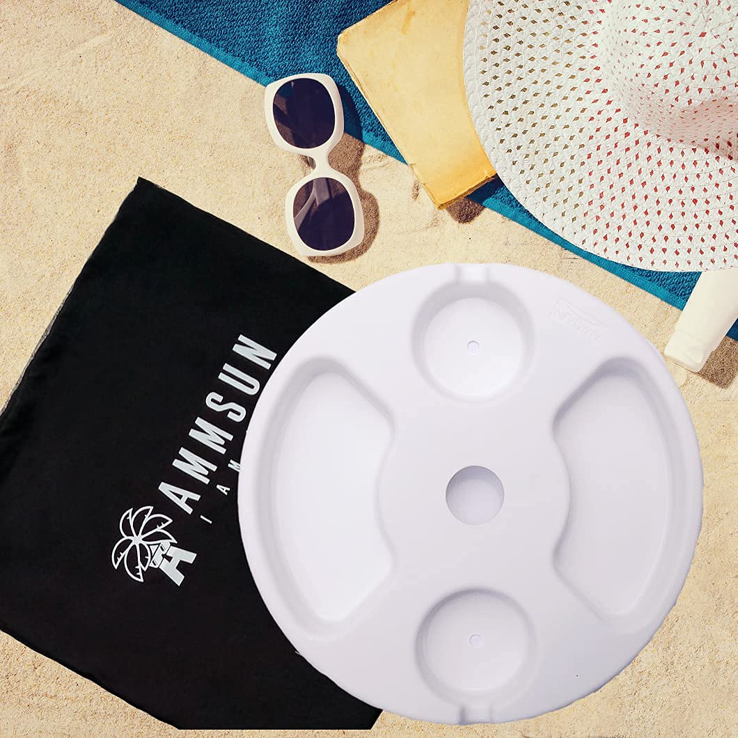 AMMSUN durable plastic design resists weather and cleans easily.