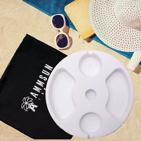 AMMSUN durable plastic design resists weather and cleans easily.