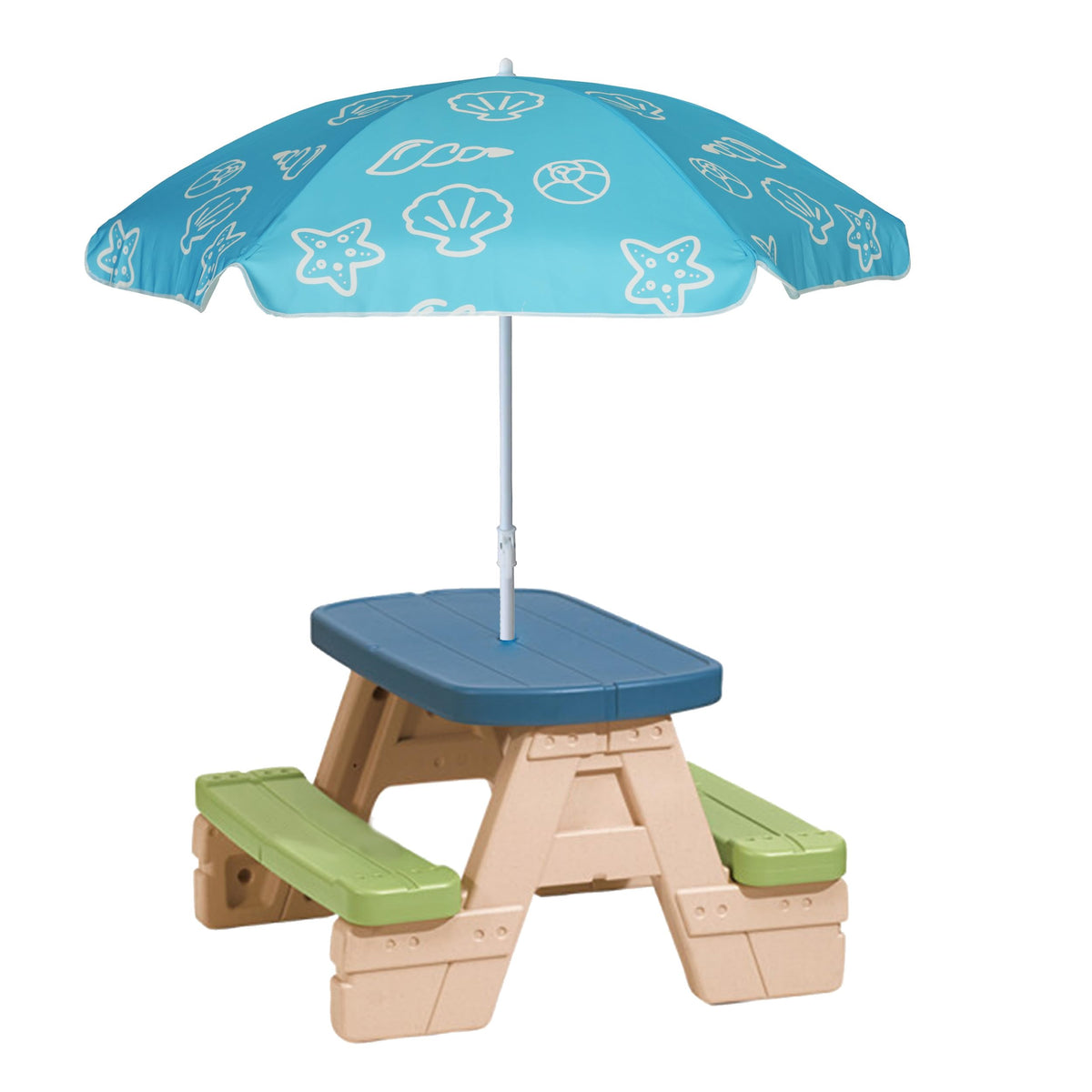 AMMSUN easy push-up design enables quick shade setup.