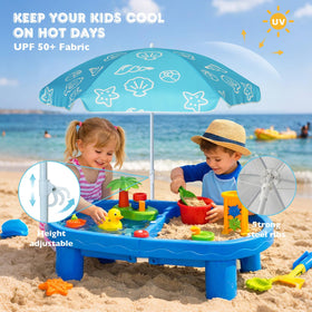 AMMSUN height-adjustable steel pole adapts to table height.
