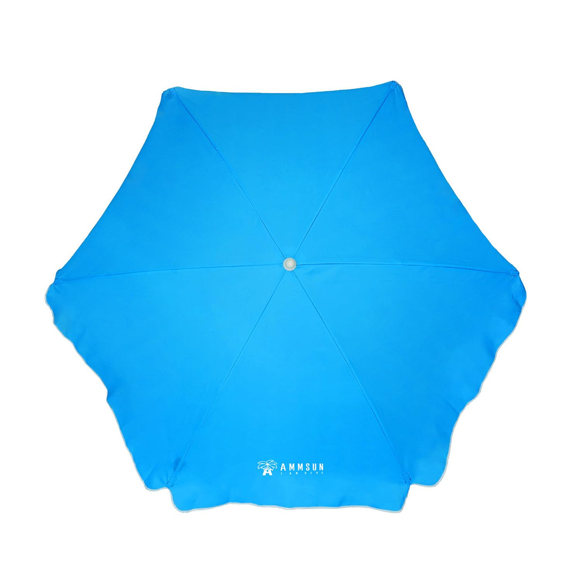 AMMSUN kids sand table umbrella at the beach offering portable shade
