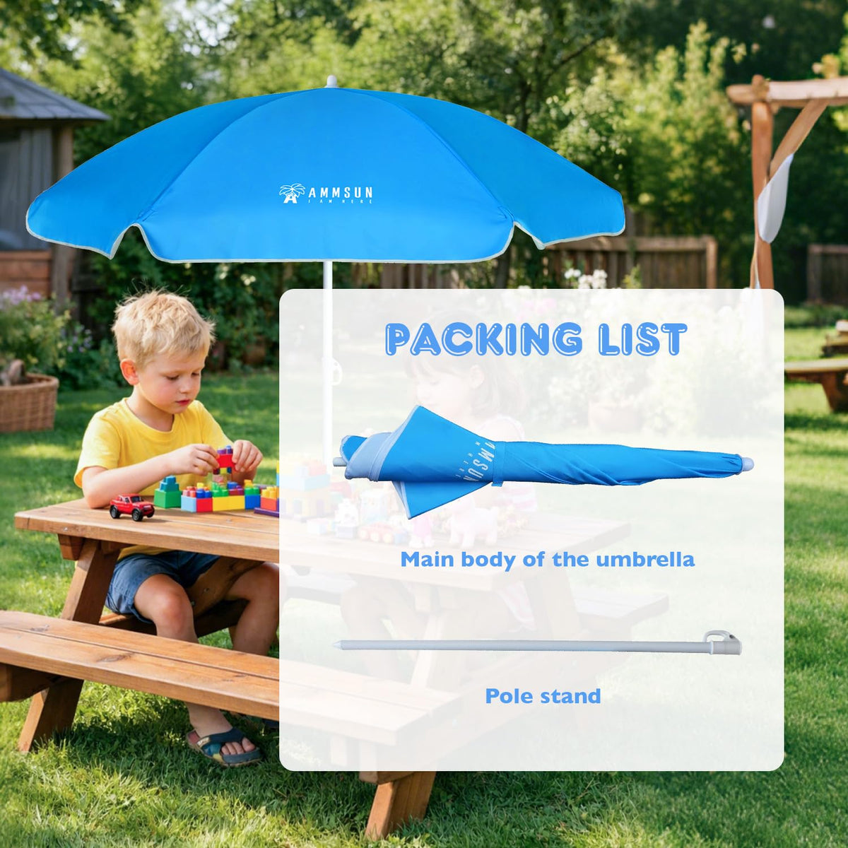 AMMSUN concealed beads enhance safety for children during use
