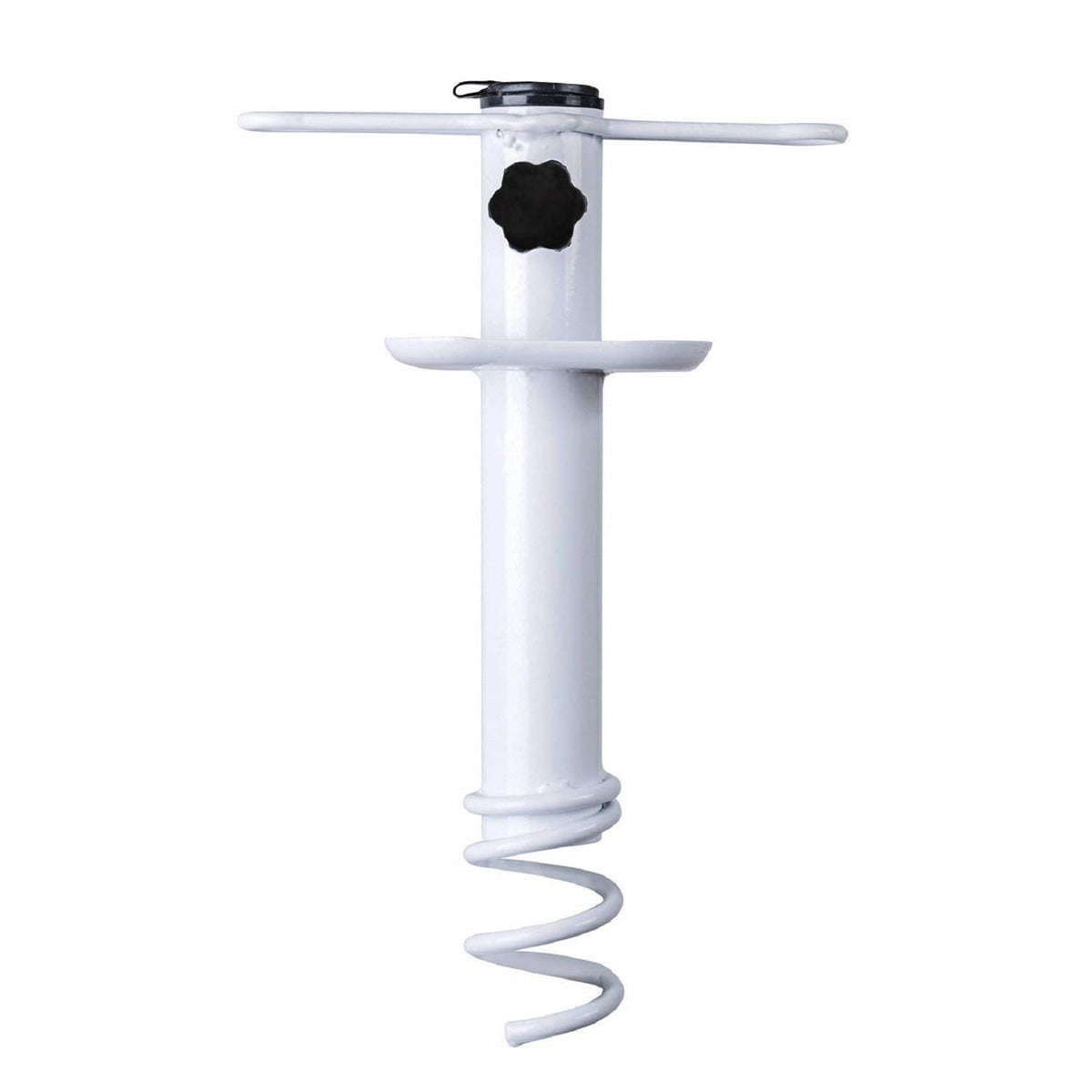 AMMSUN sand anchor auger secures beach umbrellas in windy conditions