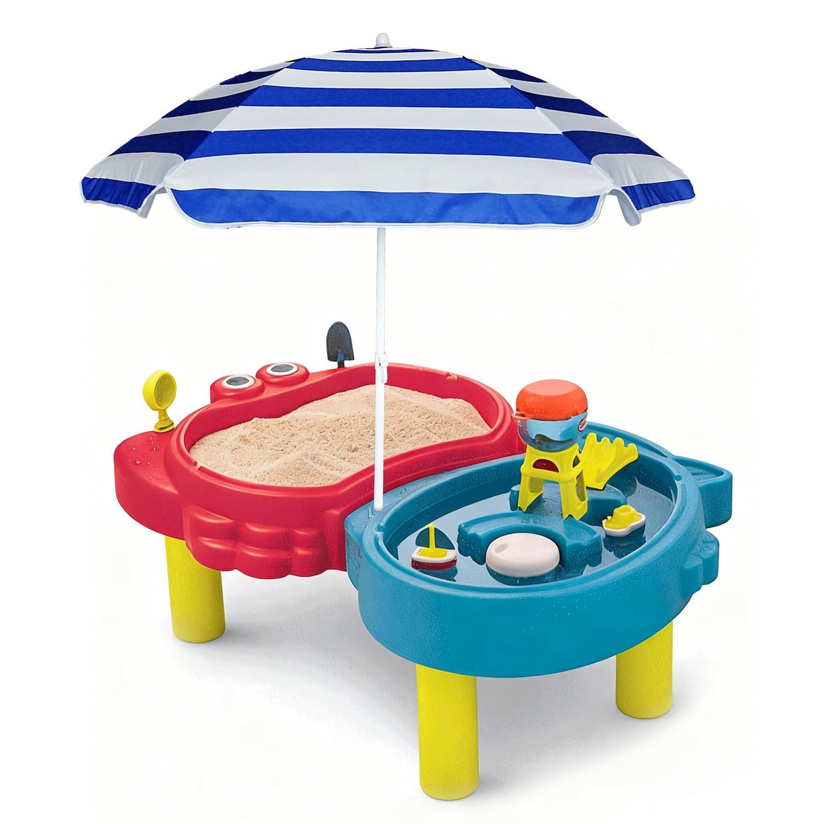 AMMSUN backyard shade for garden and sandbox play.