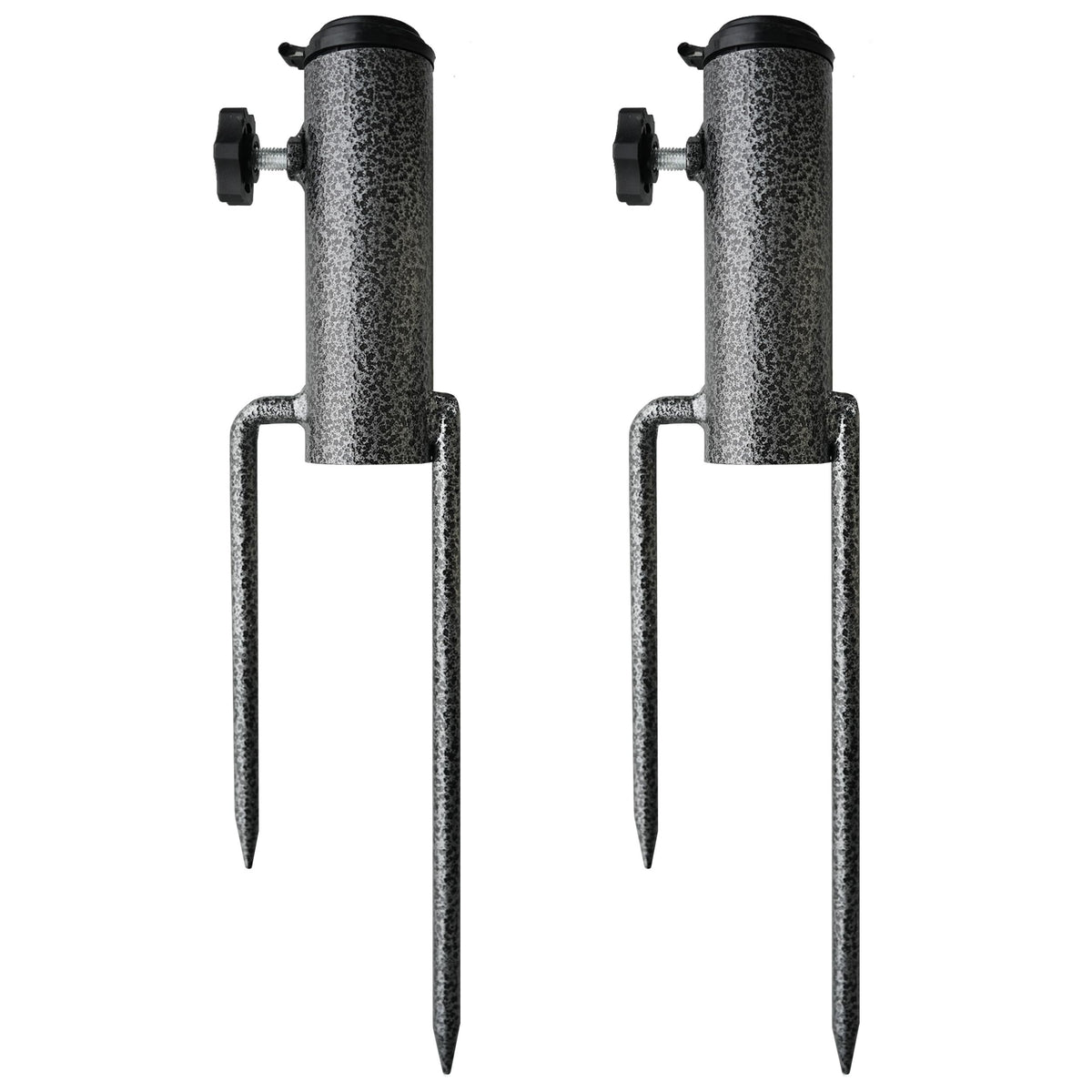 AMMSUN umbrella base ground anchoring secures shade on grass