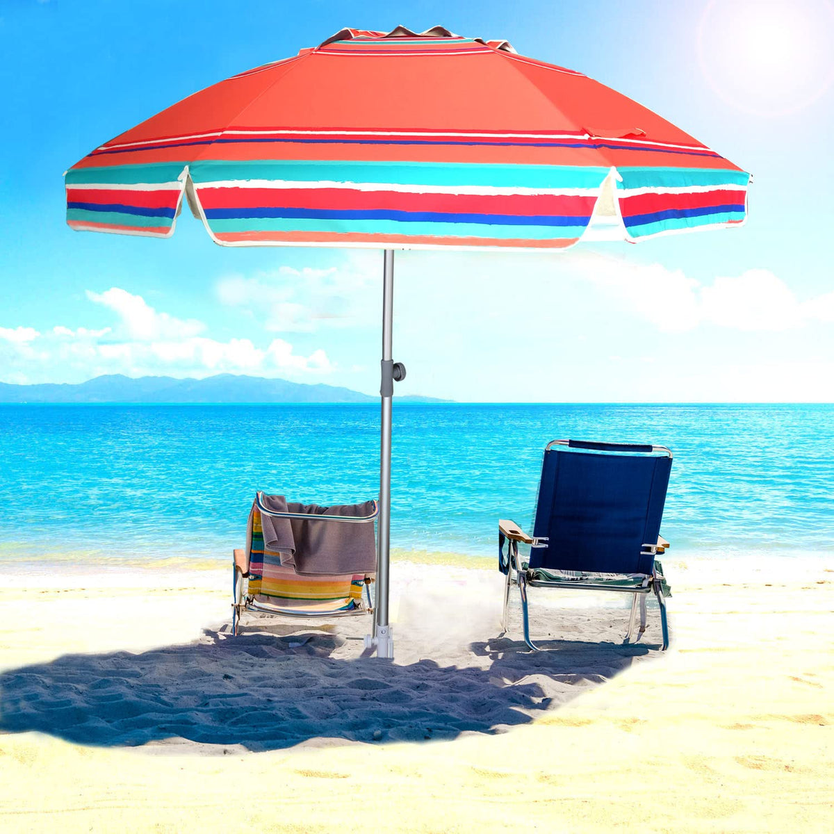 AMMSUN fabric is waterproof and fade-resistant for long-lasting color