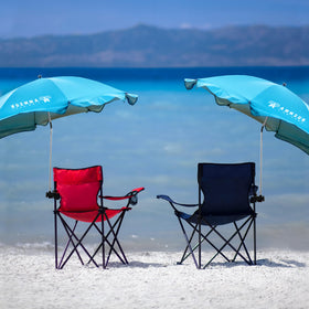 AMMSUN XL Chair Umbrella carries in a bag for portable shade